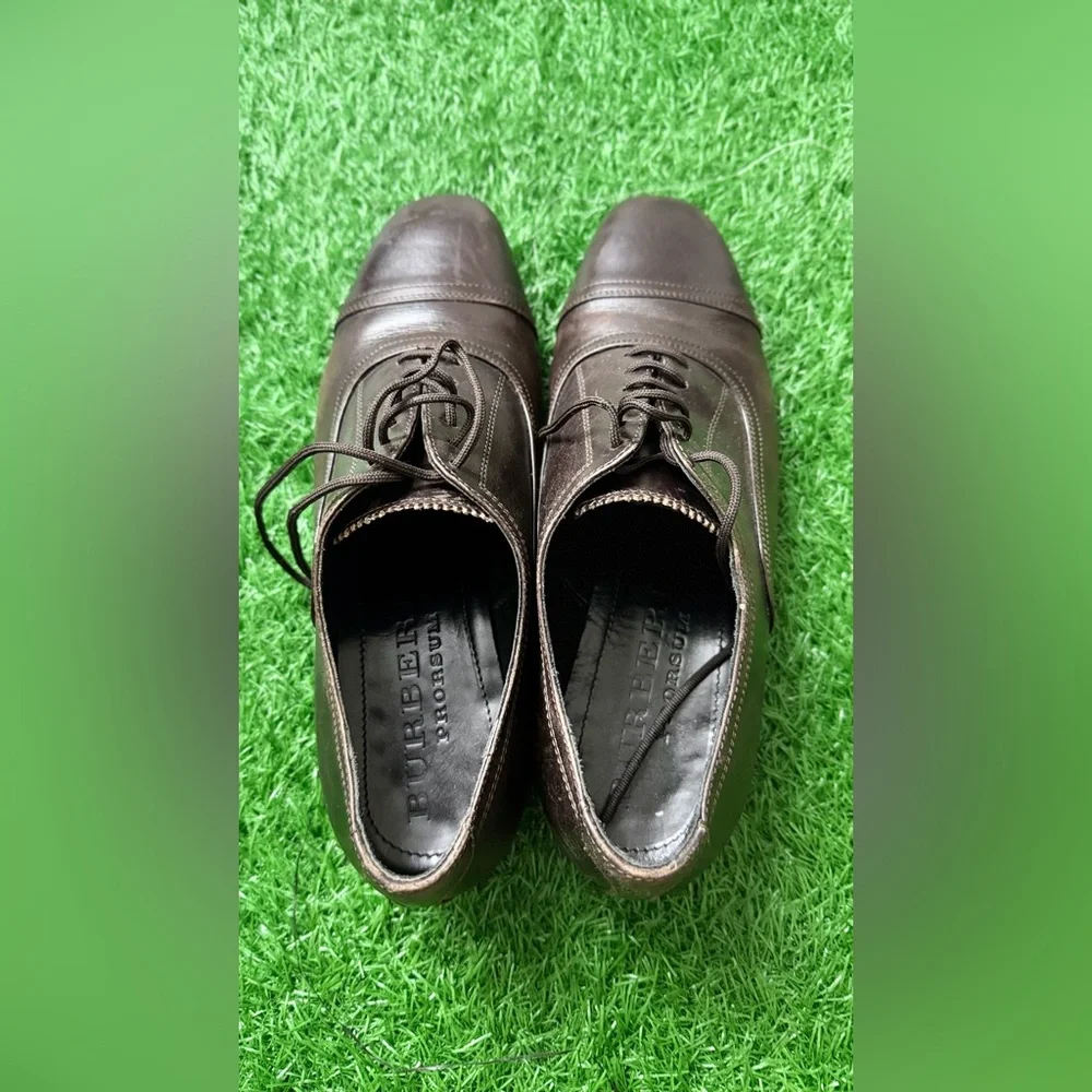 Burberry Men's‎ Brown Leather Dress Shoes Size 40